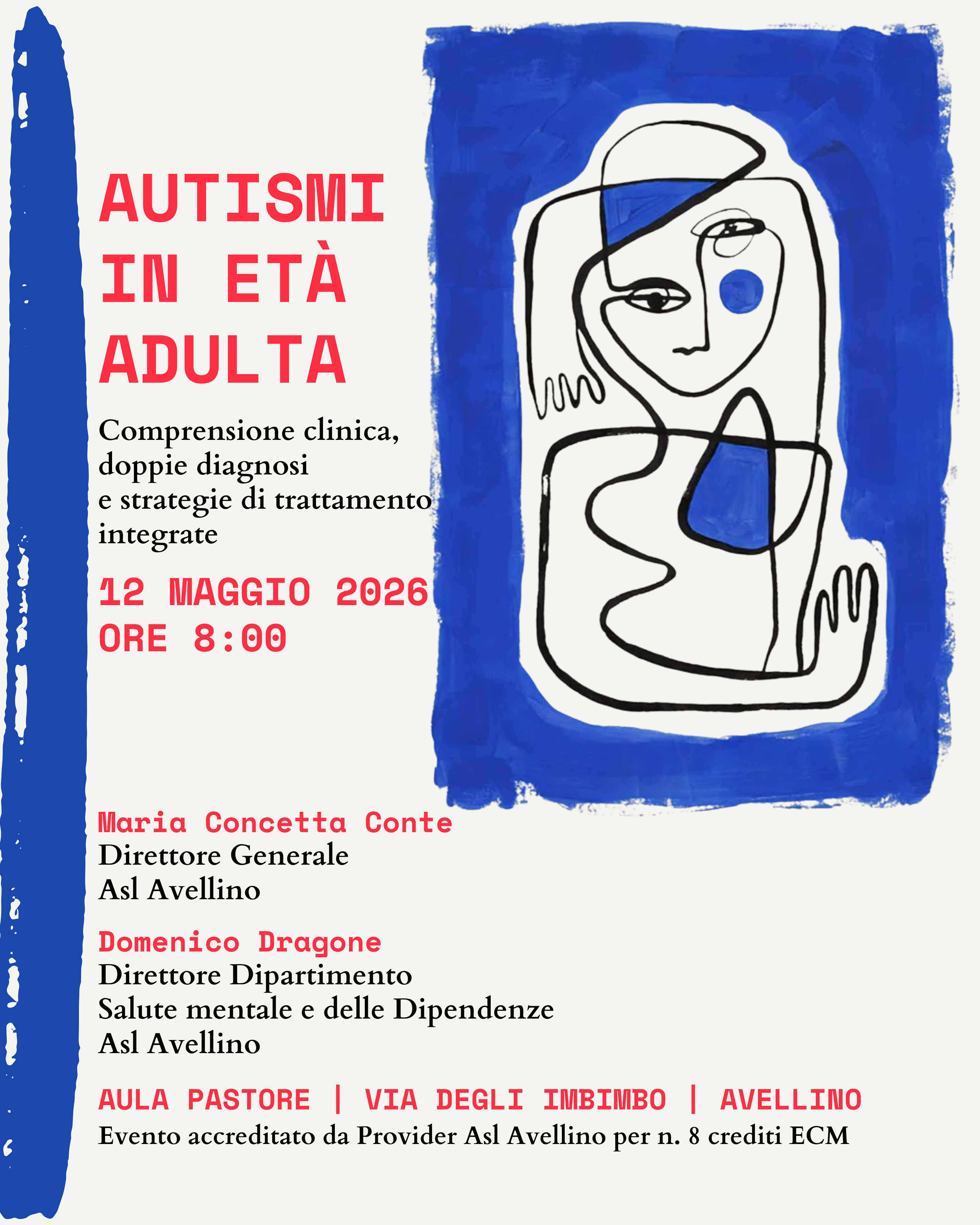 Autismo in età adulta: l’Asl Avellino promuove un focus su diagnosi, strategie e 