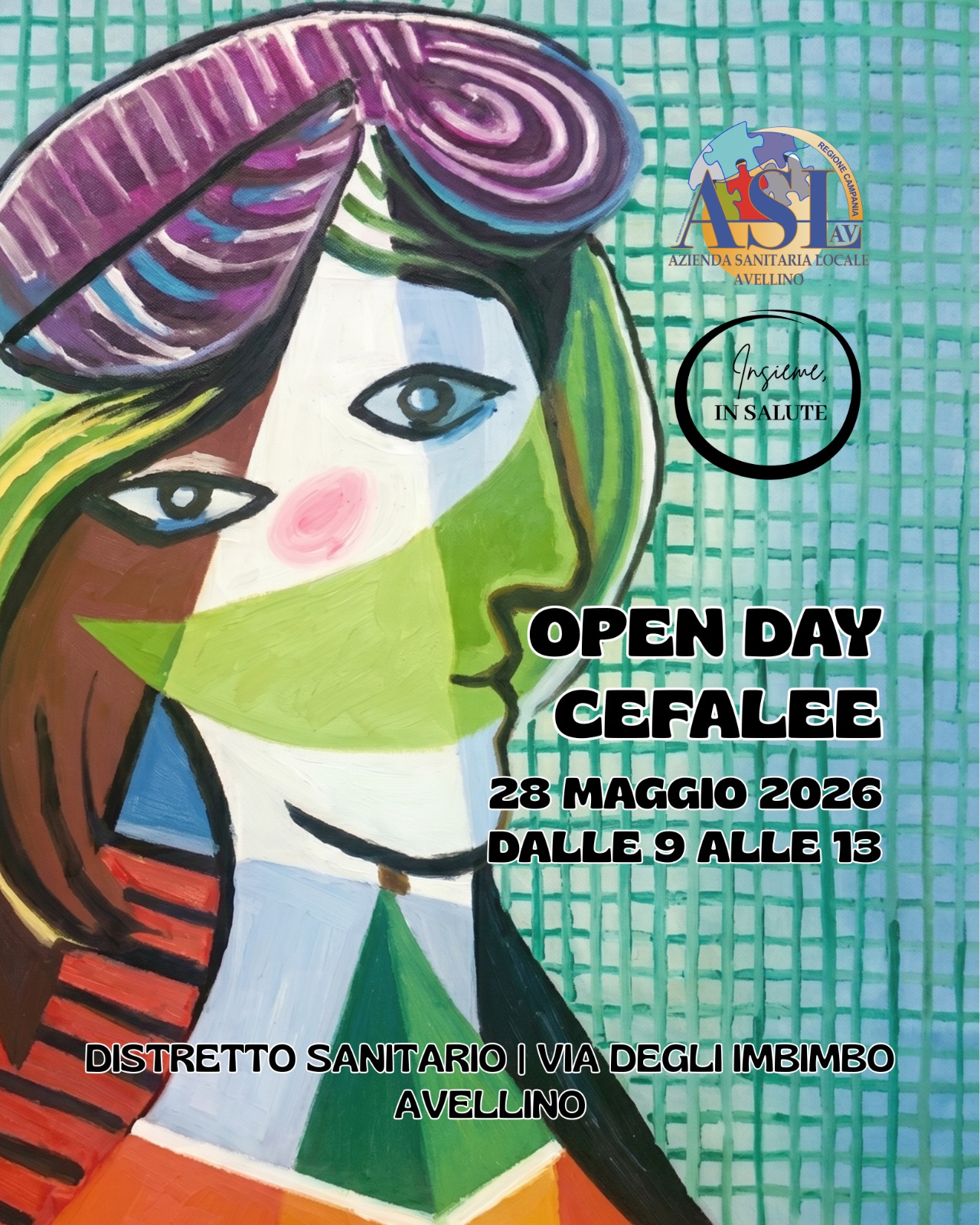 Open Day Cefalee: il 28 maggio porte aperte al Distretto sanitario di Avellino per consulenze e visite gratuite